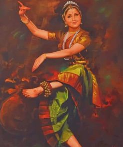 Indian Dance Culture Paint By Numbers