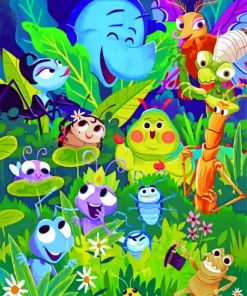 Cute Butterfly Artwork Paint By Numbers