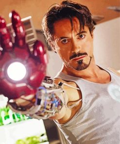 Iron Man Superhero Paint By Numbers