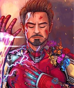 Iron Man Superhero Paint By Numbers