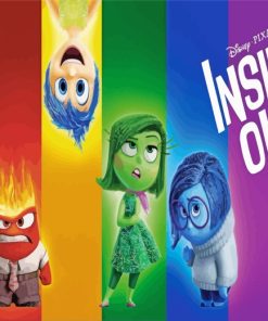 Inside Out Disney Animation Paint By Numbers