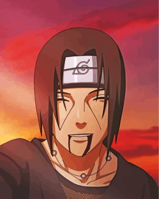 Completed Itachi Uchiha Painting