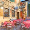 Italian Restaurant Scene Paint By Numbers