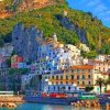 Scenic Amalfi Coast Italy Paint By Numbers