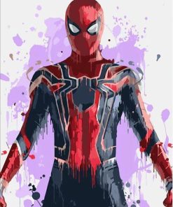 Spiderman Anime Adventure Paint By Numbers