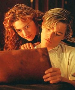 Romantic Jack And Rose Titanic Paint By Numbers