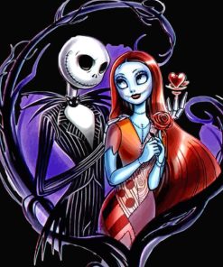 Jack Skellington Romance Paint By Numbers