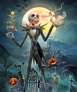 Jack Skellington Animation Paint By Numbers