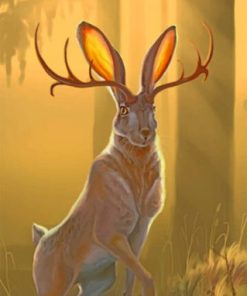 Jackalope Fantasy Animals Paint By Numbers