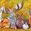 Jackalopes Animal Paint By Numbers