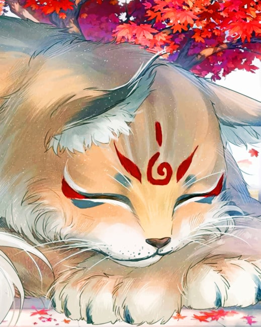 Finalizing the Japanese cat artwork