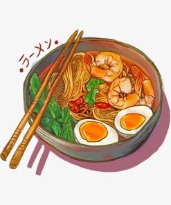 japanese ramen experience paint by numbers