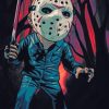 Jason Voorhees Horror Paint By Numbers