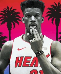 Jimmy Butler Basketball Paint By Numbers