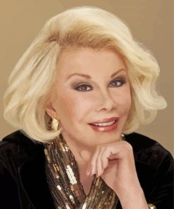 Joan Rivers Celebrity Paint By Numbers