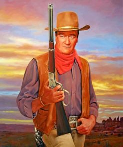 John Wayne Celebrity Paint By Numbers