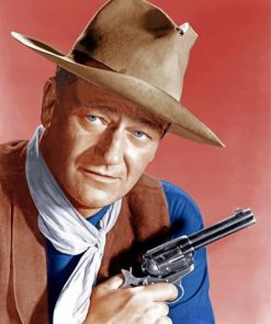 John Wayne Cowboy Paint By Numbers