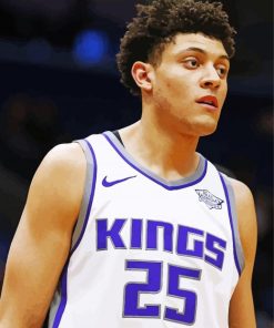 Justin Jackson Basketball Paint By Numbers