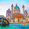 Karlskirche Vienna Landmark Paint By Numbers