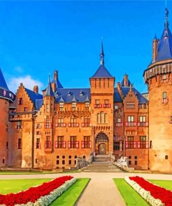 Historic De Haar Castle Paint By Numbers