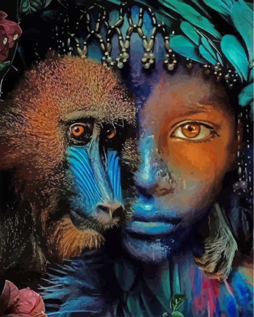 Final steps in creating artwork