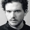 Kit Harington Black and White Paint By Numbers