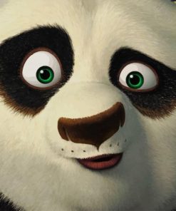 Kung Fu Panda Cartoon Paint By Numbers