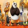 Kung Fu Panda Cartoon Paint By Numbers