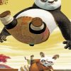 Kung Fu Panda Cartoon Paint By Numbers