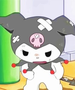 Kuromi Hello Kitty Animation Paint By Numbers