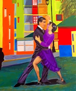 Romantic La Boca Dance Paint By Numbers