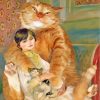 Fat Cat Lady Renoir Paint By Numbers