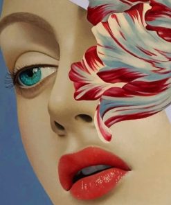 Flower Woman Paint By Numbers