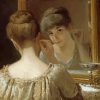 Vintage Lady Mirror Paint By Numbers