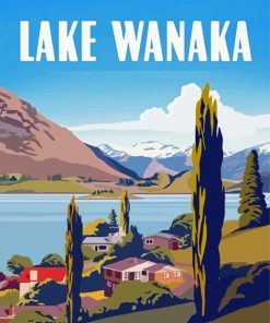 Lake Wanaka Scenic Paint By Numbers
