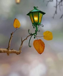 Lamp Tree Nature Paint By Numbers