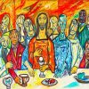 Da Vinci's Last Supper Paint By Numbers