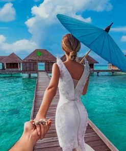 Romantic Maldives Experience Paint By Numbers