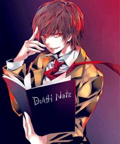 Light Yagami Anime Paint By Numbers