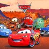 Lightning McQueen Car Adventure Paint By Numbers