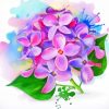 Lovely Lilac Blooms Paint By Numbers