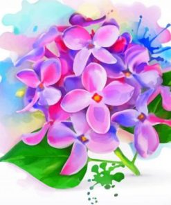 Lovely Lilac Blooms Paint By Numbers