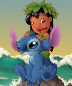 New Lilo and Stitch Animation Paint By Numbers