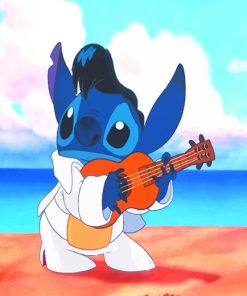 Cute Stitch Summer Paint By Numbers