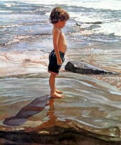 Steve Hanks Beach Scene Paint By Numbers