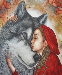 Red Riding Hood Wolf Adventure Paint By Numbers
