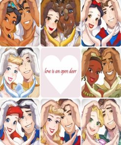 Disney Love Romance Paint By Numbers