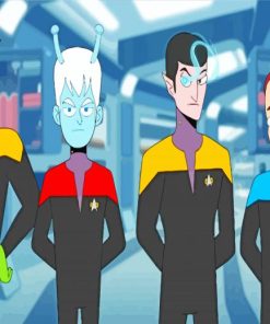 Star Trek Cartoon Fun Paint By Numbers