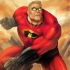 Mr Incredible Superhero Paint By Numbers