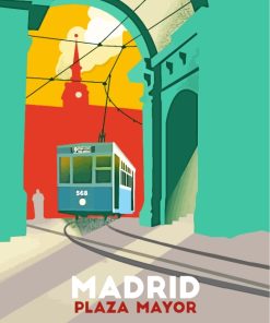 Madrid Cityscape Paint By Numbers